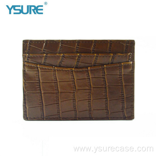 Custom Fashionable Leather Business Credit Card Holder